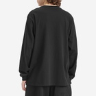 Engineered Garments Men's Printed Cross Long Sleeve T-Shirt in Black