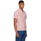 PS by Paul Smith Red Stripe Casual Fit Short Sleeve Shirt