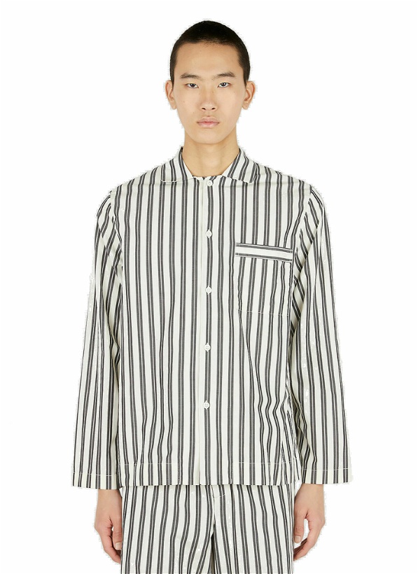 Photo: Striped Classic Pyjama Shirt in White