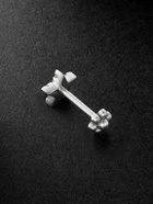 MARIA TASH - 4.5mm Diamond Star 14-Karat White Gold Diamond Single Earring