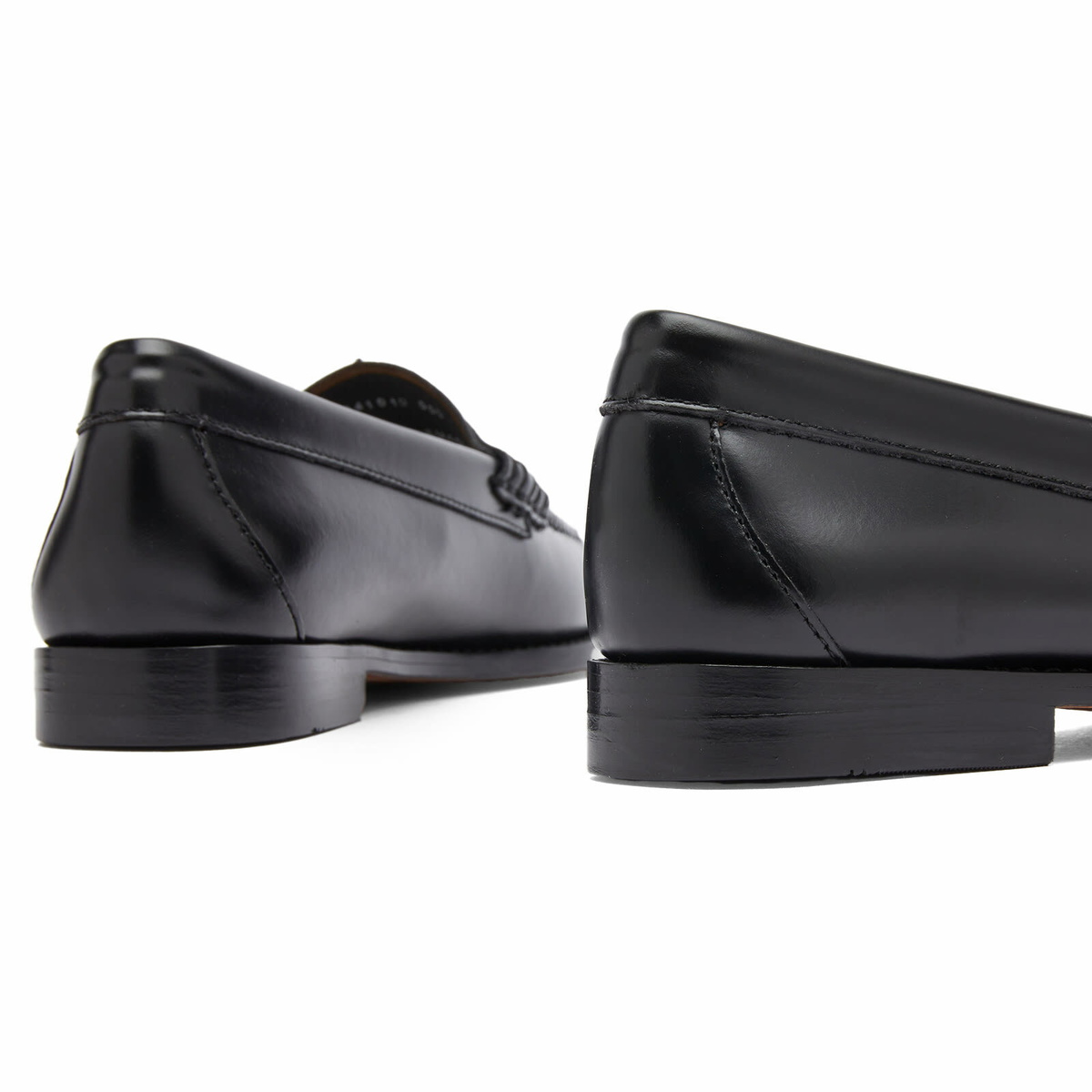 Bass Weejuns Women's Penny Loafer in Black Leather