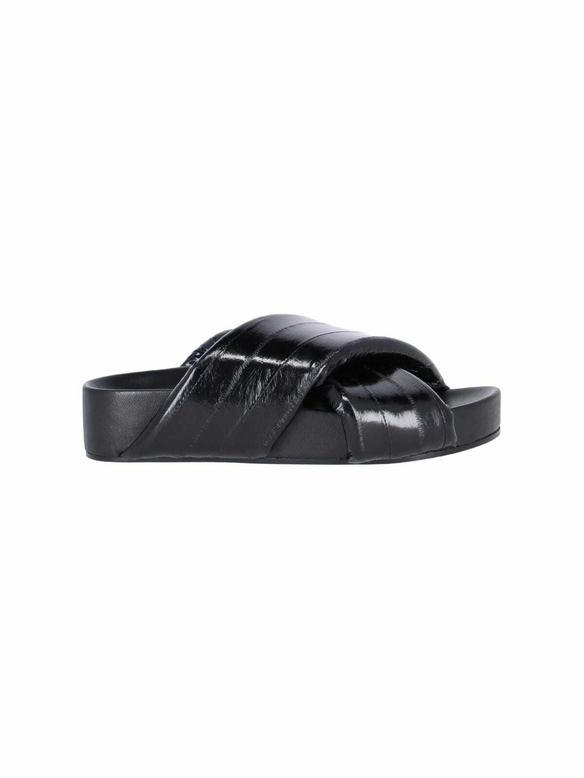 Jil Sander Caramel Leather Clogs Jil Sander