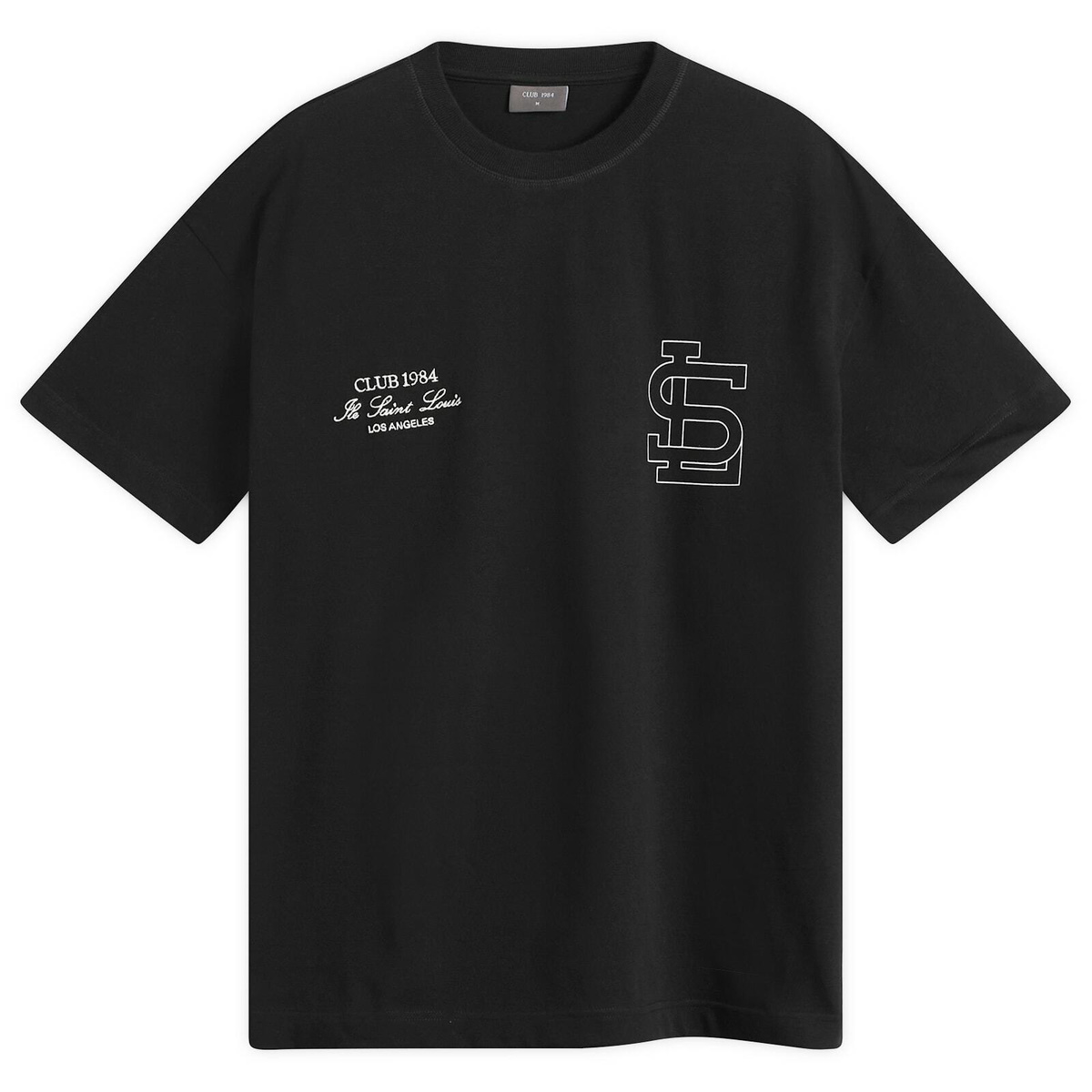 Club 1984 Men's Sl Athletics T-Shirt in Black