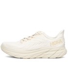 Hoka One One Men's M Clifton 8 Sneakers in Eggnog/Shifting Sand