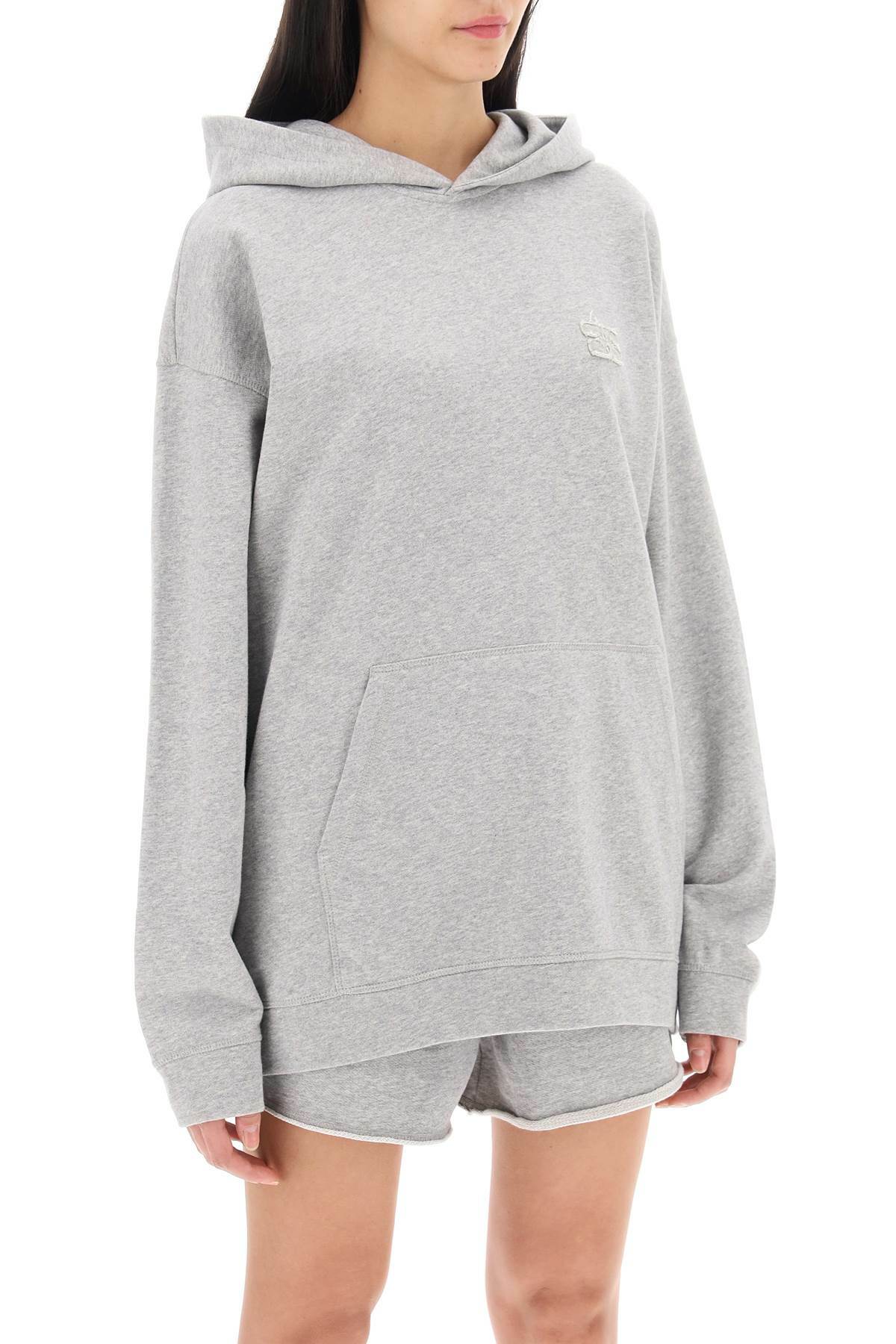 Ganni Gray Cotton Sweatshirt main image 0