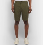 Incotex - Slim-Fit Linen Shorts - Green