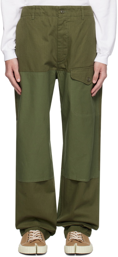 Photo: Engineered Garments Green Field Cargo Pants