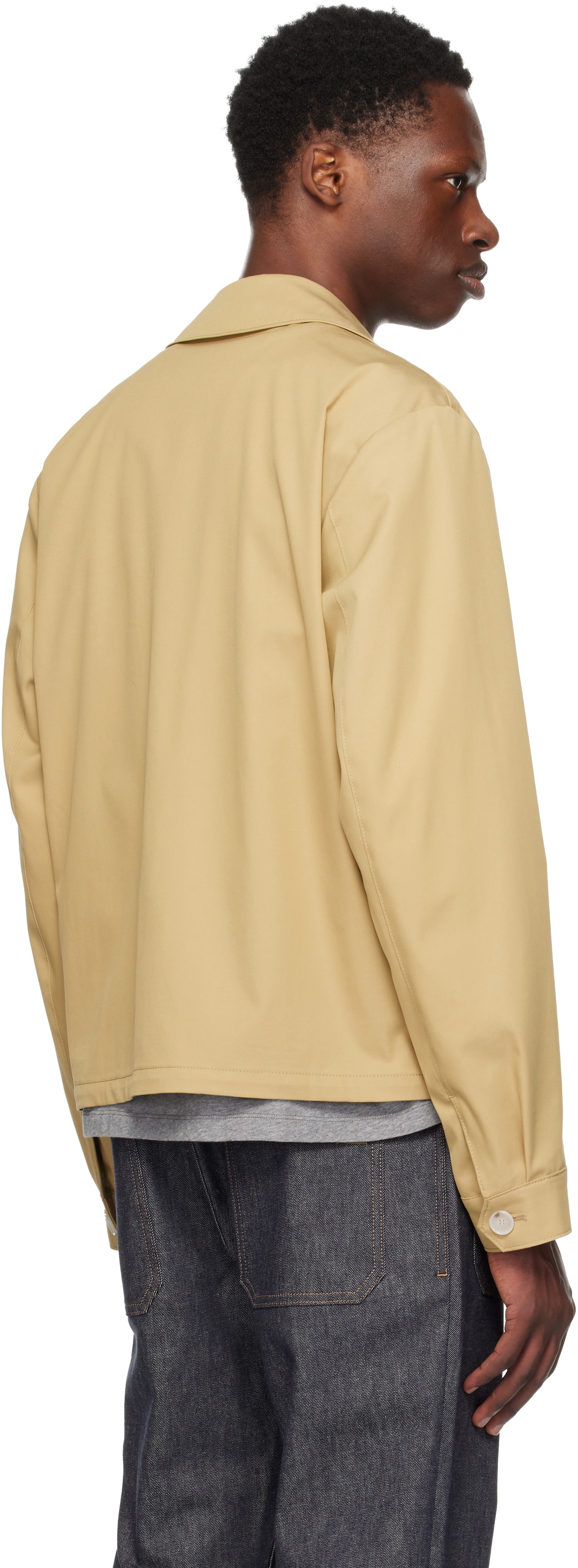 BOSS Beige BECKHAM Edition Zipped Jacket