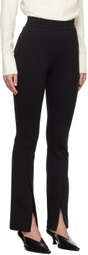 LVIR Black Slit Trousers