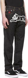 ICECREAM Black Running Dog Jeans