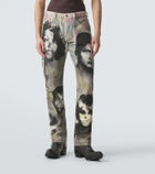 Versace Printed straight jeans