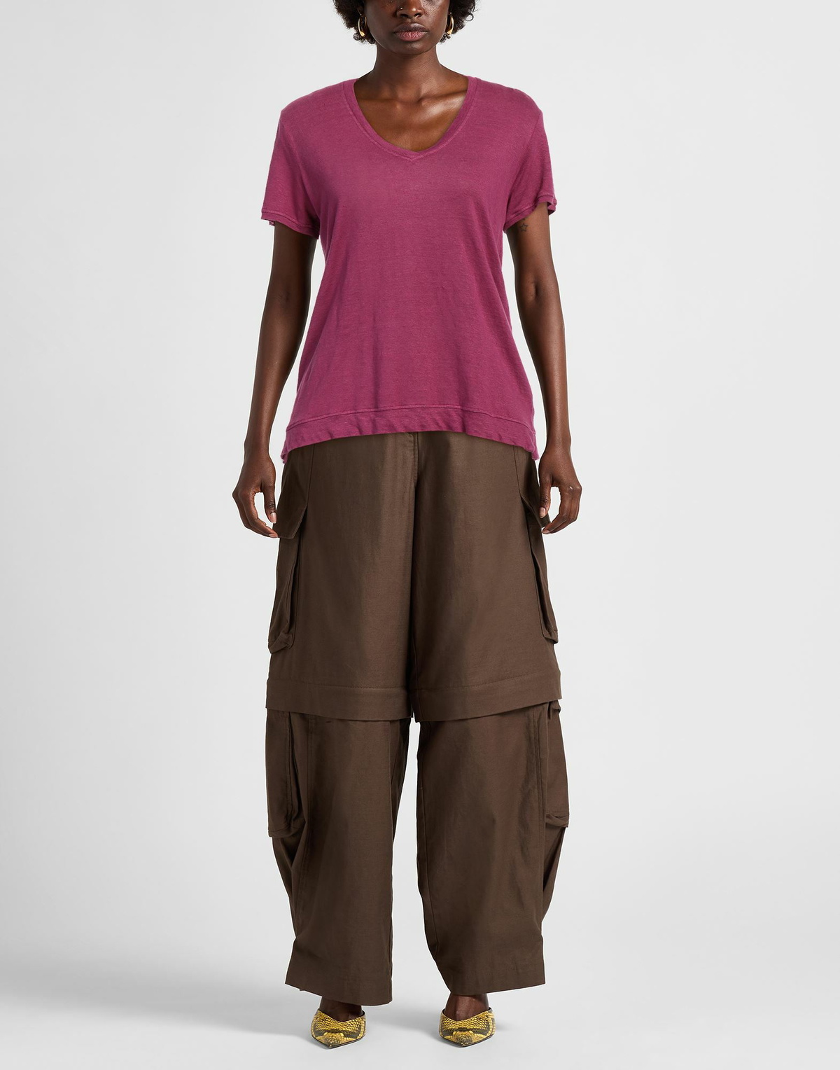 Massimo Alba Womens T-shirt Mauve