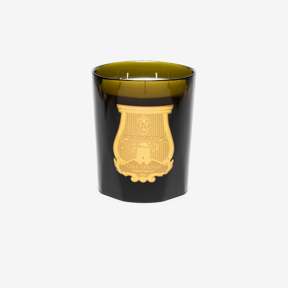 TRUDON Green And White Ernesto Great Candle