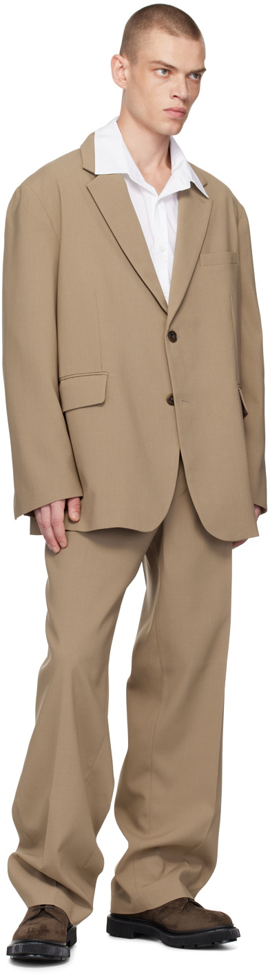 The Frankie Shop Beige Beo Trousers