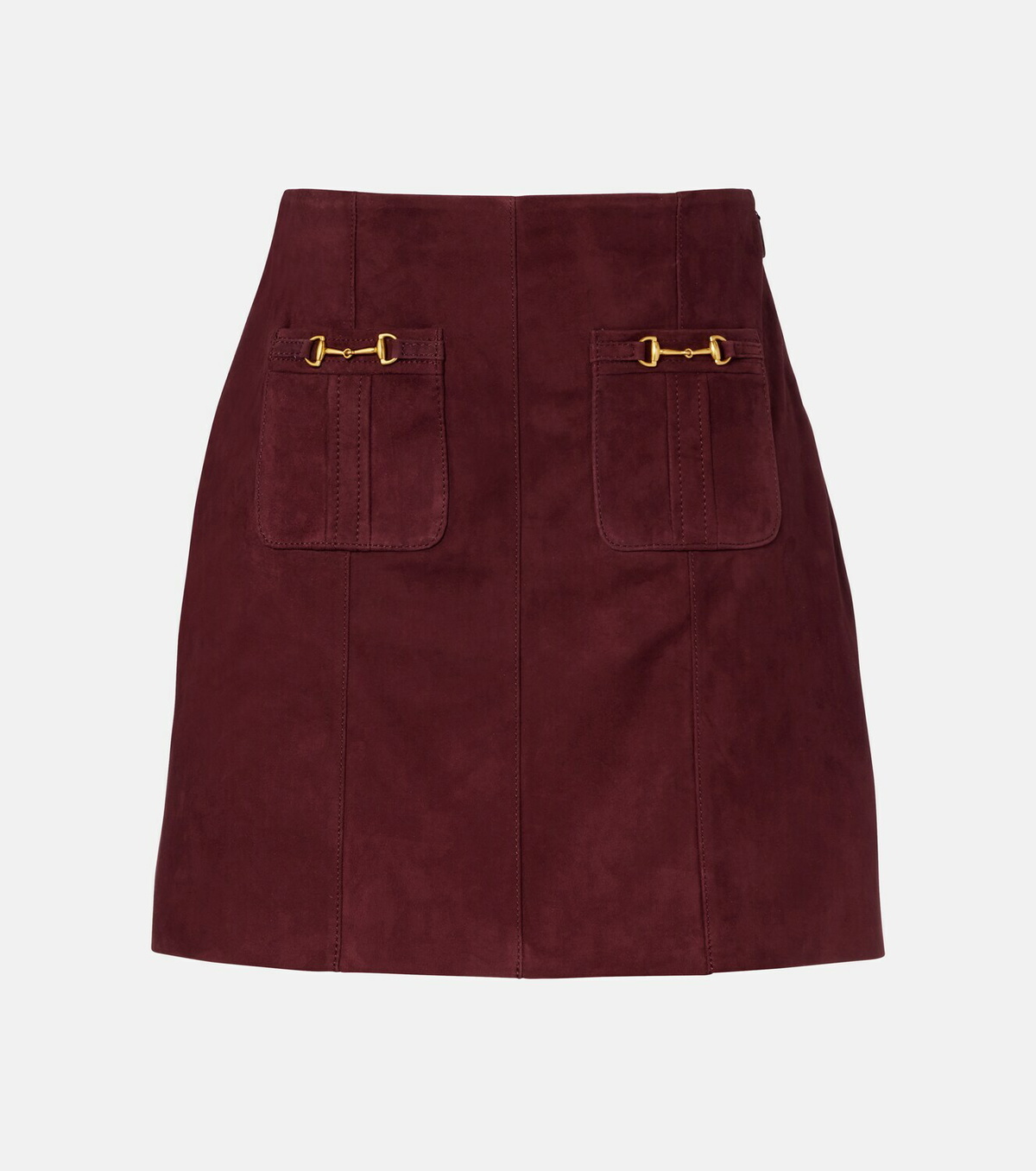 Rixo Wiley suede miniskirt
