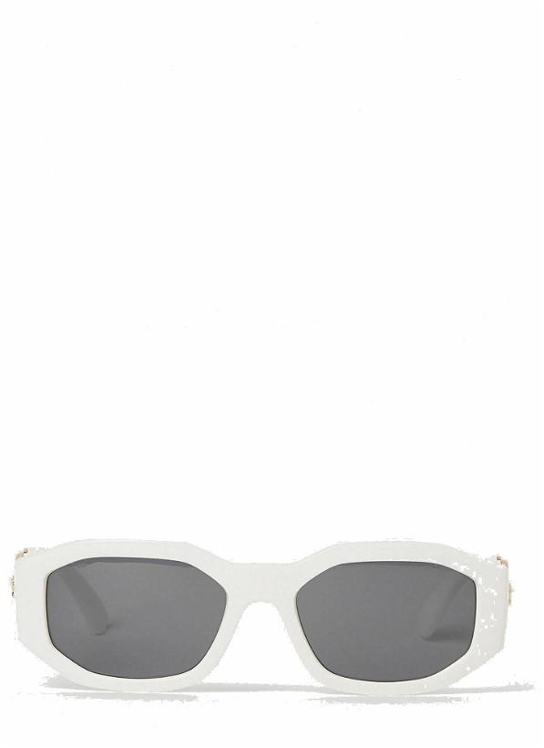 Photo: Versace - Medusa Biggie Sunglasses in White
