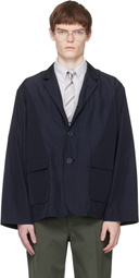 Thom Browne Navy Packable Flap Pocket Blazer