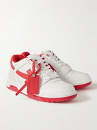 Off-White - Out Of Office Leather Sneakers - White