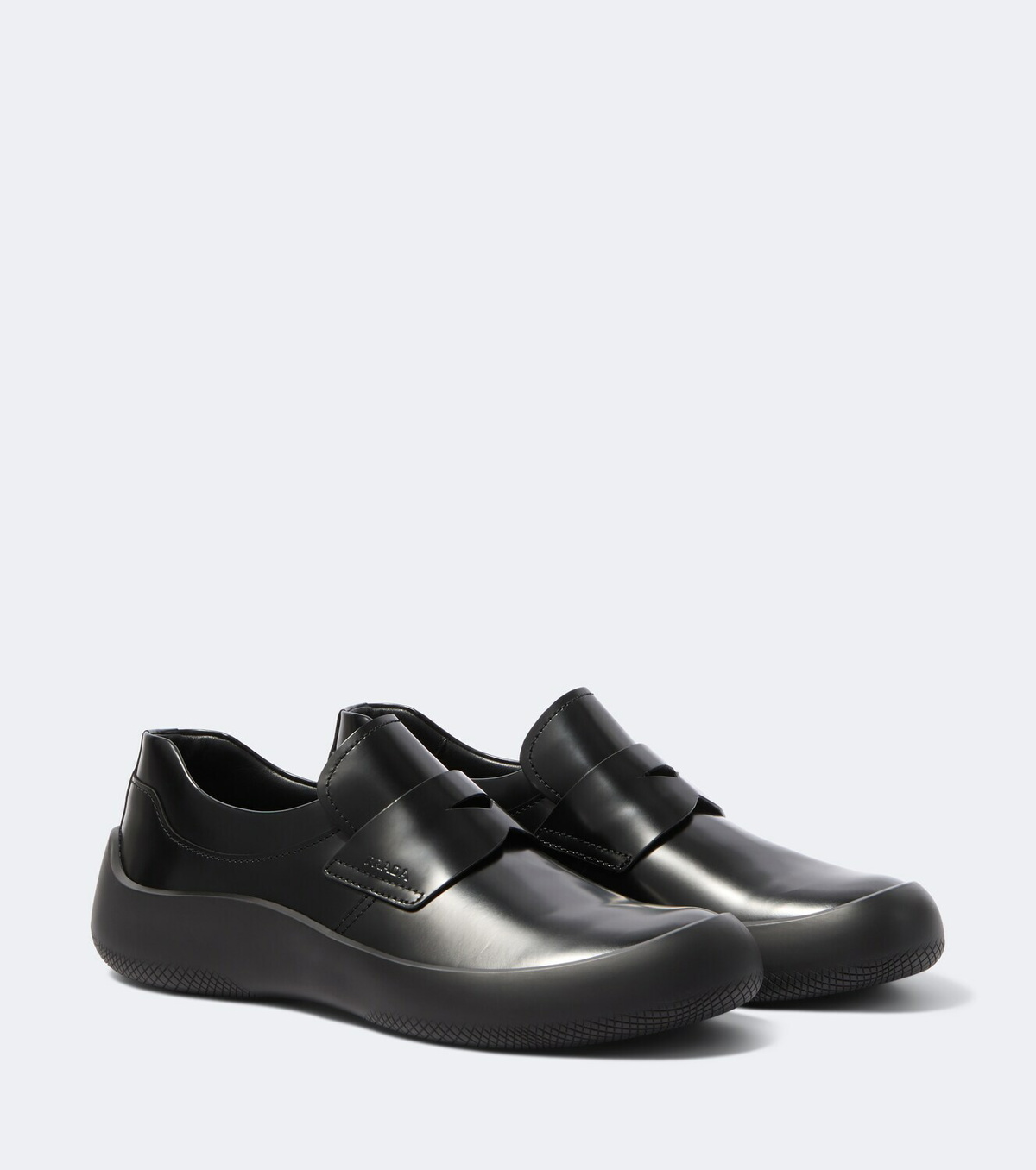 Prada Leather penny loafers