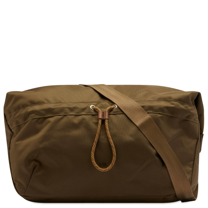 Photo: F/CE. Men's 420 2-Way Shoulder Tote Bag in Brown 