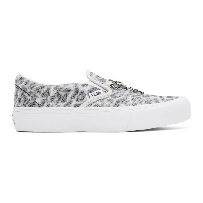 Photo: Needles White Needles Edition Zebra and Leopard Classic Slip-On Sneakers