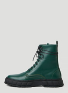 1992 Apple Leather Boots in Dark Green