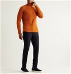 Valstar - Ribbed Cashmere Rollneck Sweater - Orange