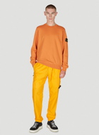 Stone Island - Compass Patch Sweatshirt in Orange