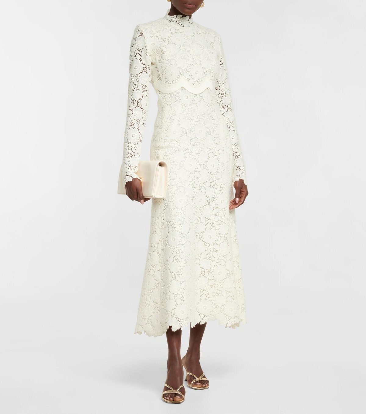 スカート GIAMBATTISTA VALLI Gonna lunga macramE White Giambattista Valli Gonna Lunga Macramè | italist