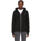 Noah NYC Black Zip Front Hoodie