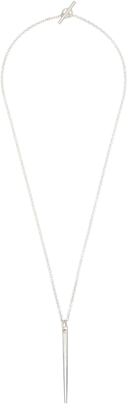 Photo: Parts of Four Silver Spike Necklace
