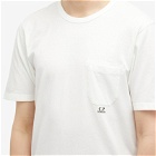 C.P. Company Men's Pocket Logo T-Shirt in Gauze White