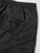 Stone Island - Straight-Leg Logo-Appliquéd Nylon Metal Cargo Shorts - Black