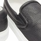 Diemme Men's Garda Slip-On Sneakers in Black Deer Nappa