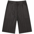 Pleats Please Issey Miyake Women's Pleats Shorts in Black