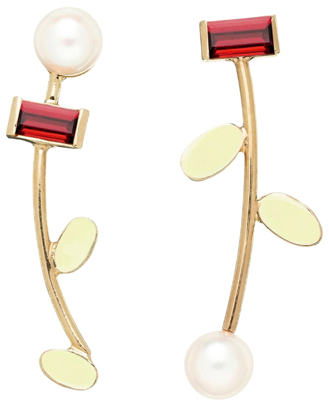 Photo: Aliita Petalos Flor Rodonite Earrings