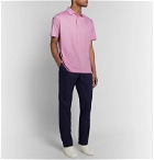 Peter Millar - Mélange Cotton-Blend Polo Shirt - Pink