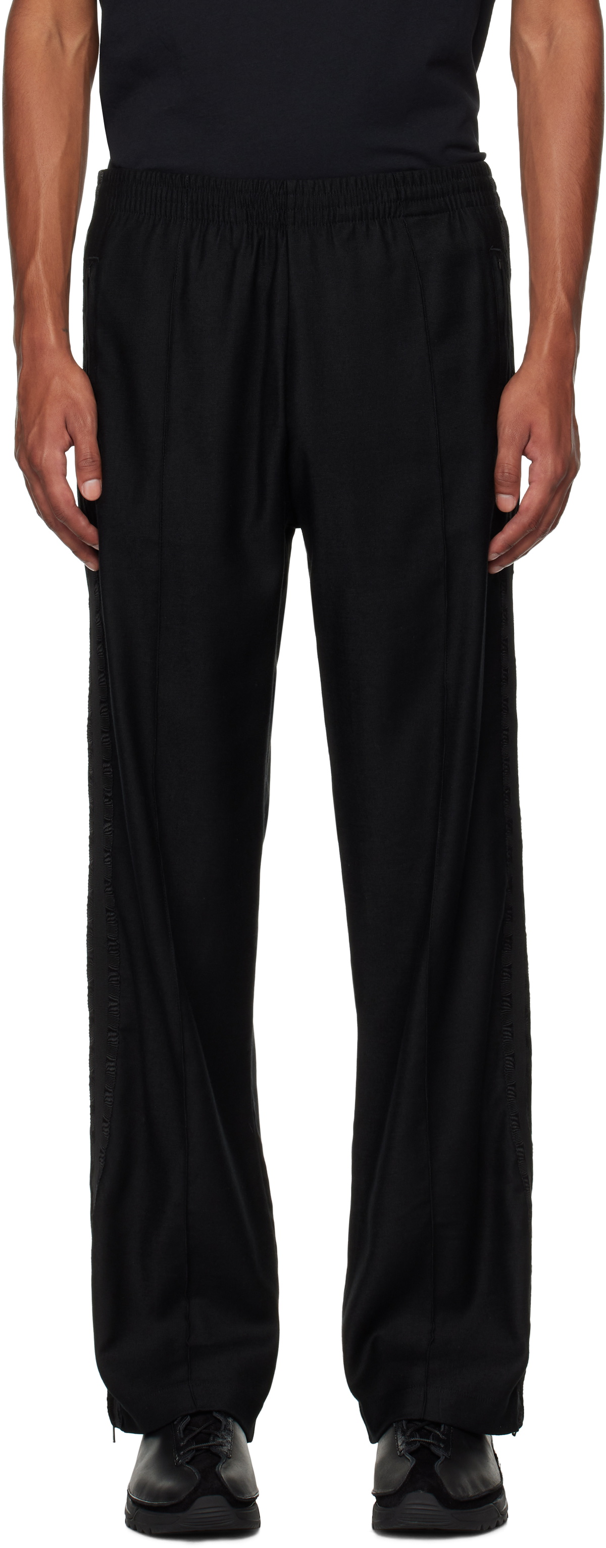OUR LEGACY Black Canvas Jersey Track Pants Our Legacy