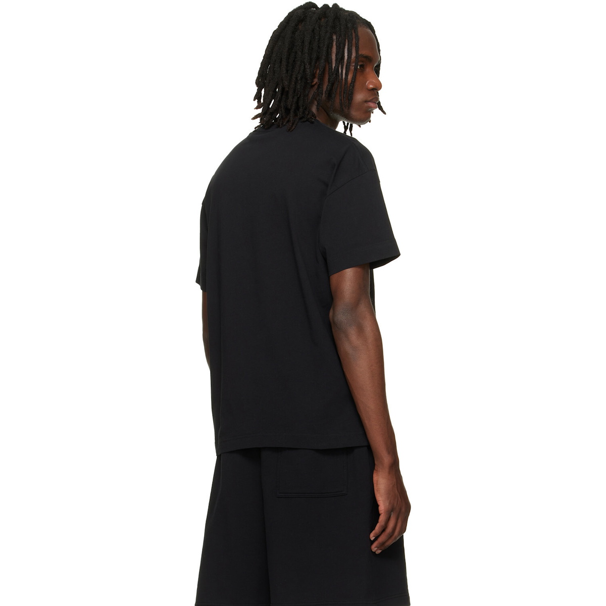 Palm Angels Black Thai Logo T-shirt