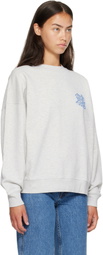 ANINE BING Gray Miles Waves Sweatshirt