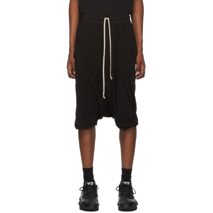 Photo: Rick Owens Drkshdw Black Pod Shorts