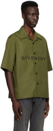 Givenchy Green Boxy-Fit Shirt