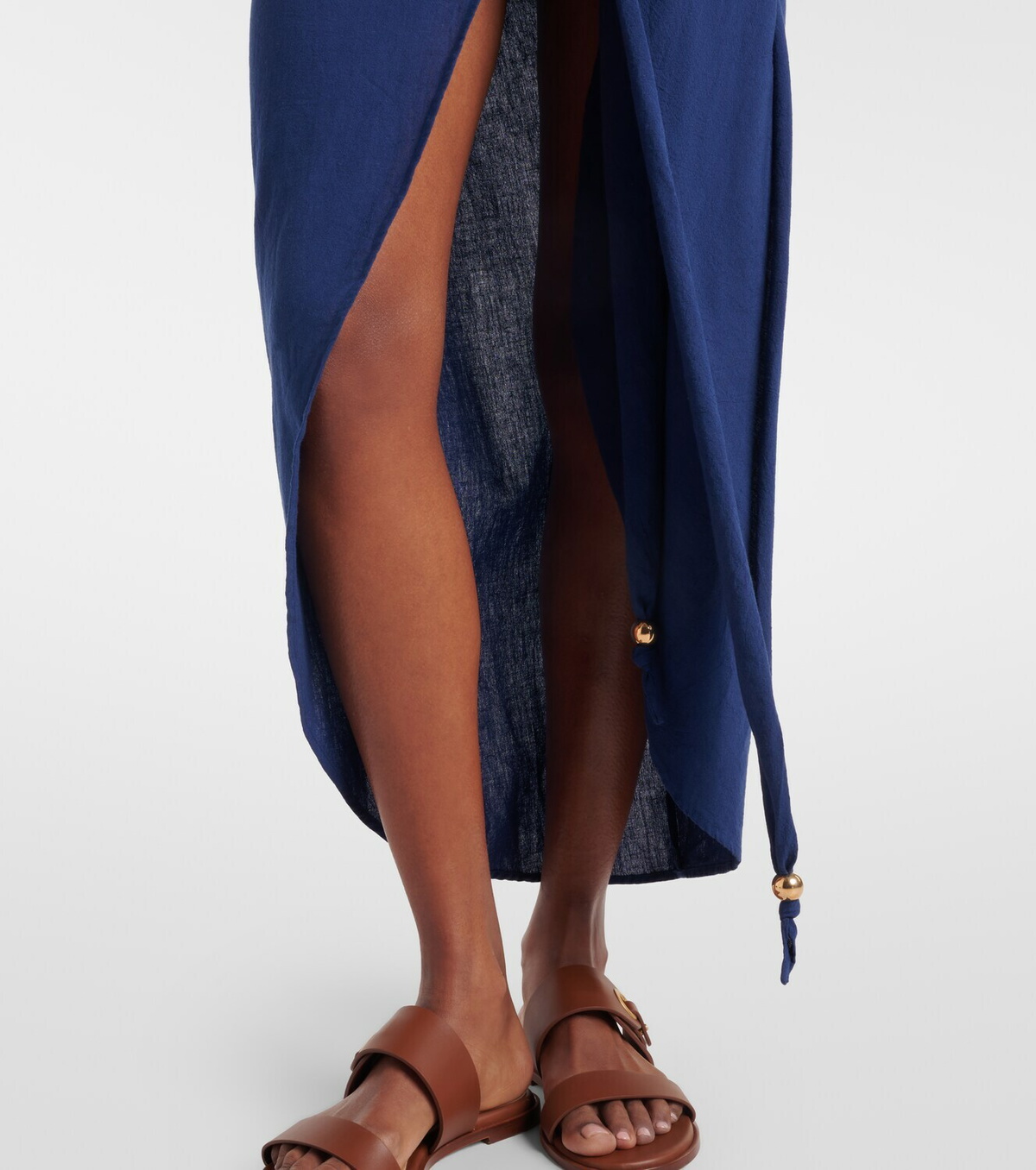 Melissa Odabash Winnie CR cotton and linen beach cover-up
