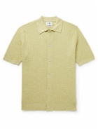 NN07 - Nolan 6577 Ribbed Cotton-Blend Shirt - Green