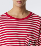 Bode Horseshoe striped cotton jersey T-shirt
