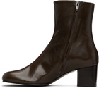 LEMAIRE Brown Anatomic 55MM Boots