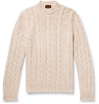 Tod's - Cable-Knit Sweater - Men - Cream
