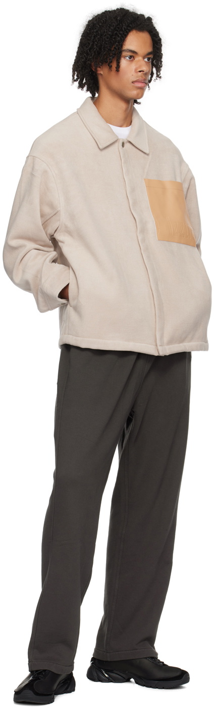 Izzue Beige Embossed Jacket