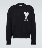 Ami Paris Ami de Cœur alpaca wool-blend sweater