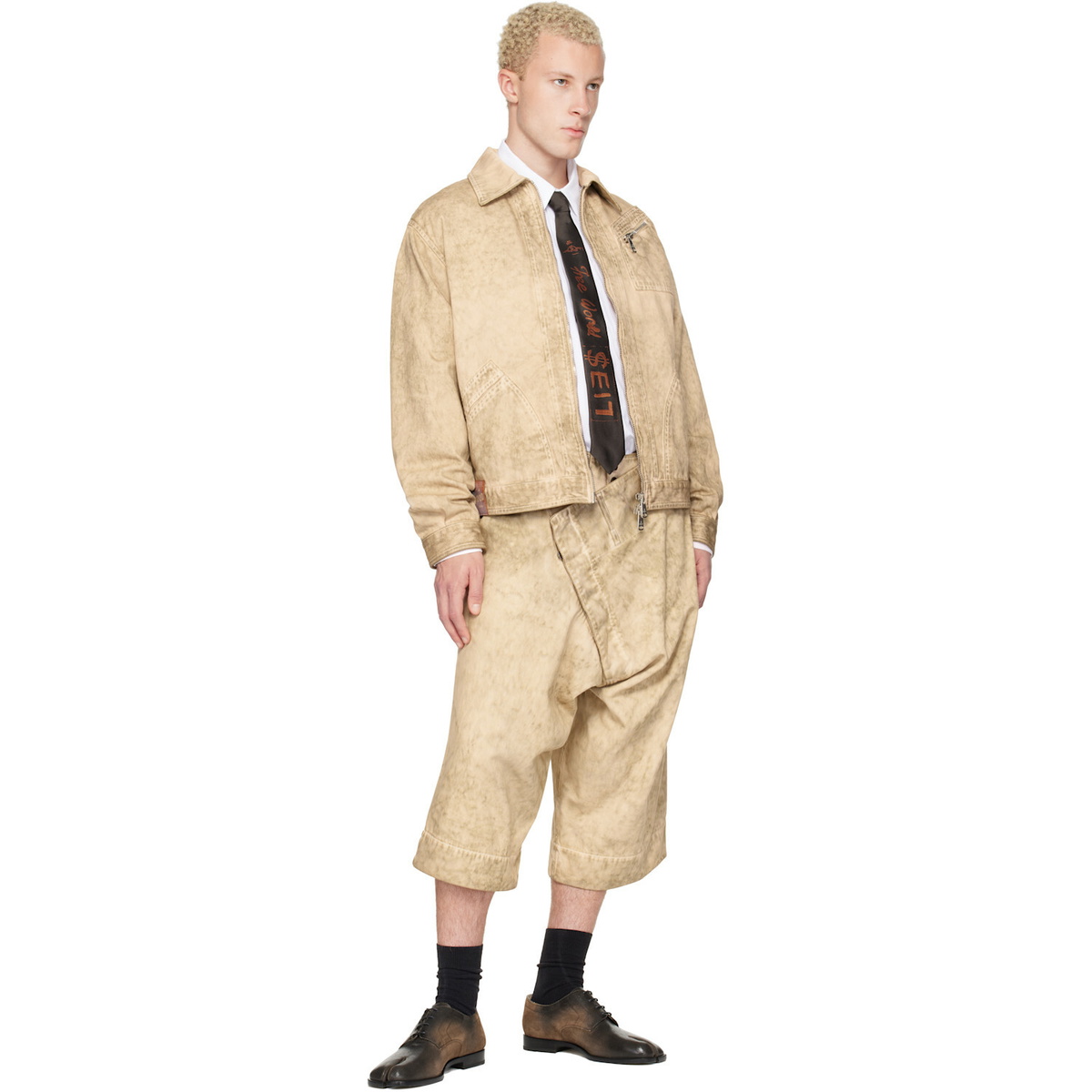 Vivienne Westwood Beige Piranha Denim Jacket Vivienne Westwood